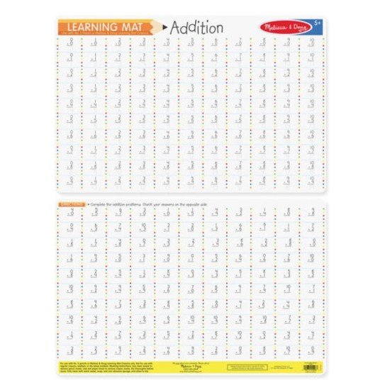 Melissa & Doug Addition Problems Write-a-mat (bundle Of 6)