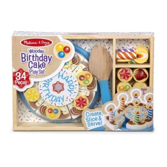 Melissa & Doug Birthday Party - Wooden Play Food