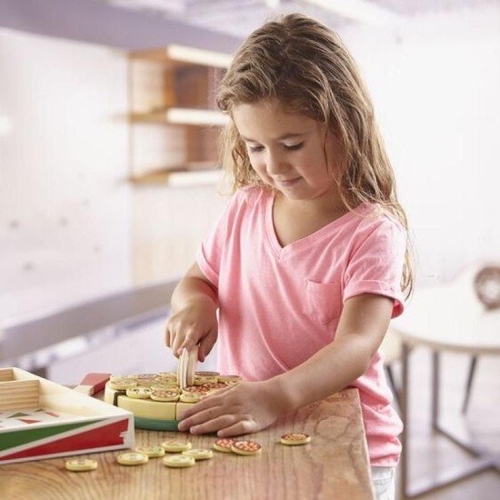 Melissa & Doug Pizza Party - Wooden Play Food