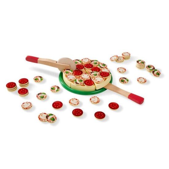 Melissa & Doug Pizza Party - Wooden Play Food