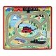 Melissa & Doug Round The Town Road Rug & Car Set