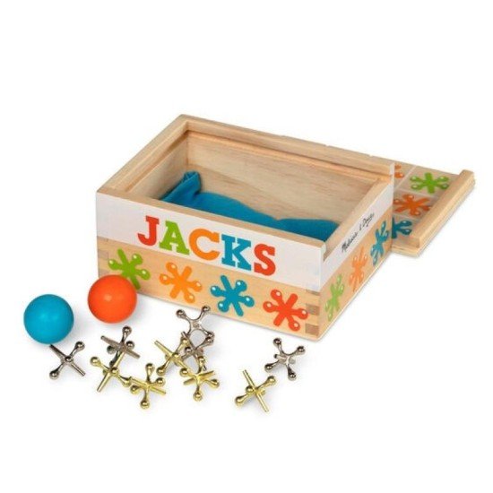 Melissa & Doug Wooden Jacks