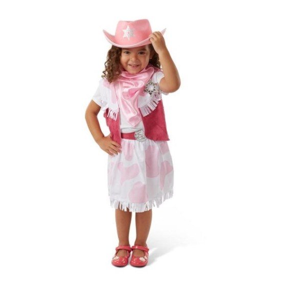 Melissa & Doug Cowgirl Role Play Costume Set