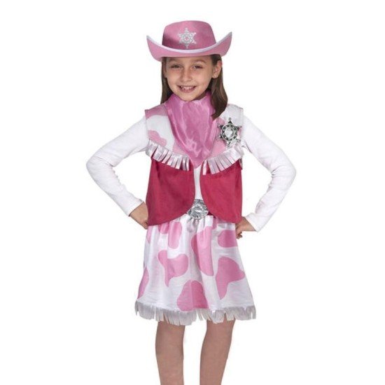 Melissa & Doug Cowgirl Role Play Costume Set