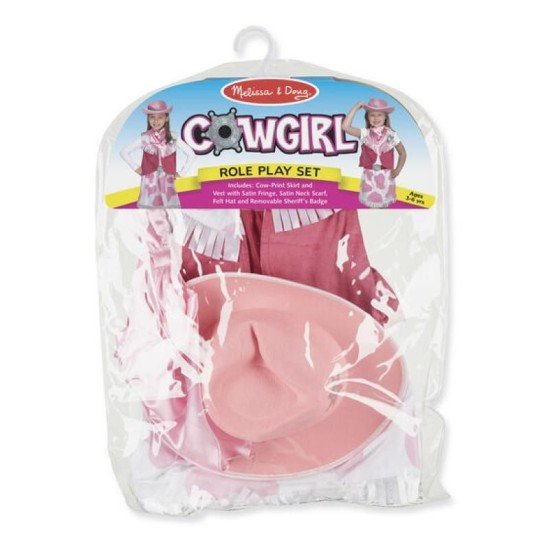 Melissa & Doug Cowgirl Role Play Costume Set