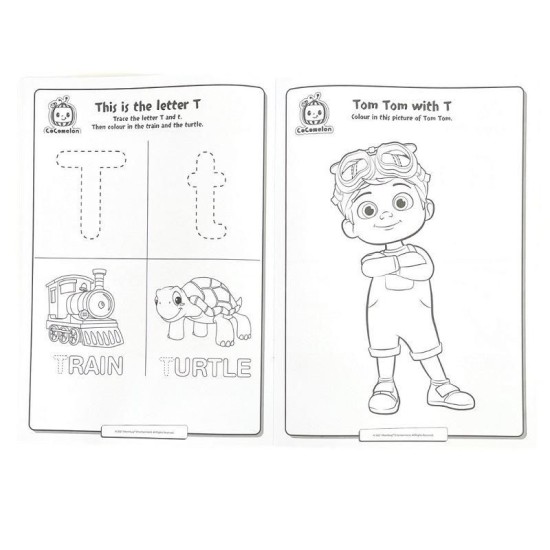 Cocomelon Abc Colouring Book