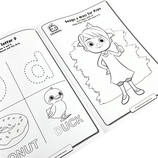 Cocomelon Abc Colouring Book