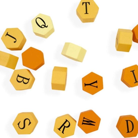 Bee Alphabet Stacking Game