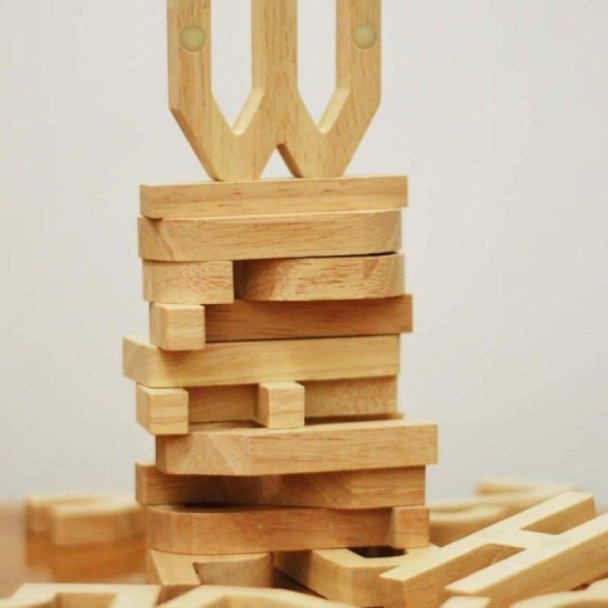 Wooden Magnetic Alphanumeric Game