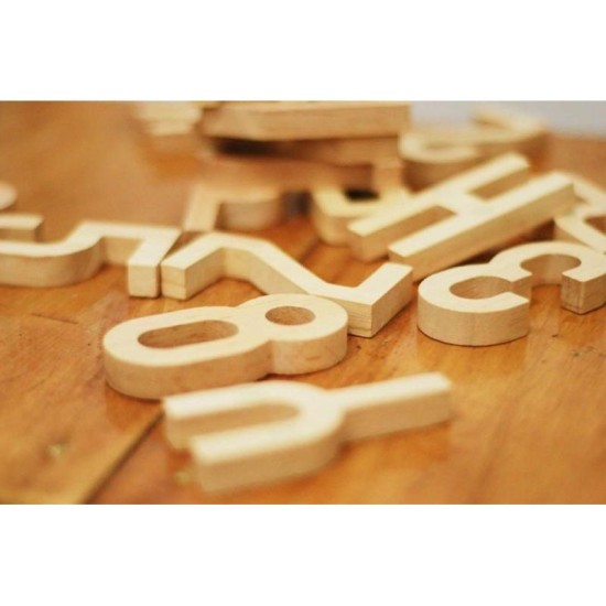 Wooden Magnetic Alphanumeric Game