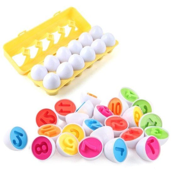 Matching Eggs Numbers  12pcs