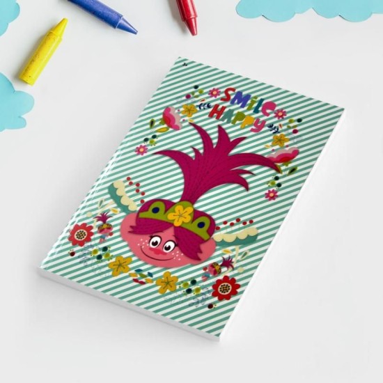 Trolls Notebook A4 English