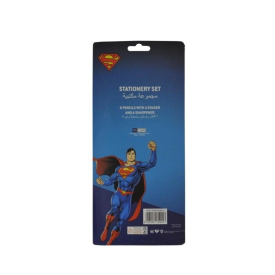 Warner Bros. Superman Pencil Set 8pcs