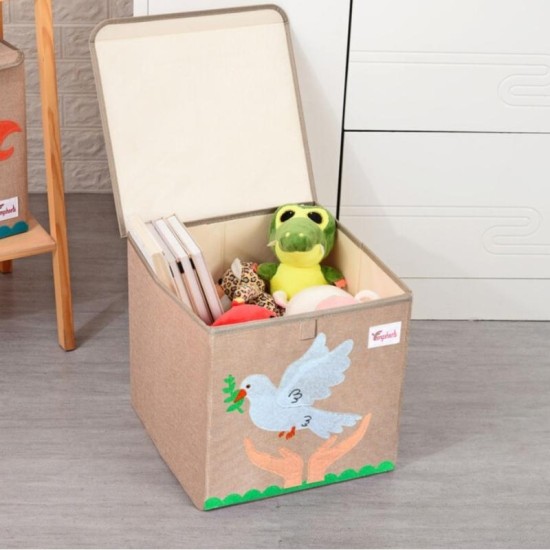 Storage Box Small Linen - Dove