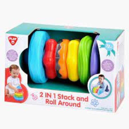 Playgo 2 In 1 Stack And Roll Around