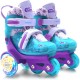 Roller Skate Girl – Purple & Blue Medium 