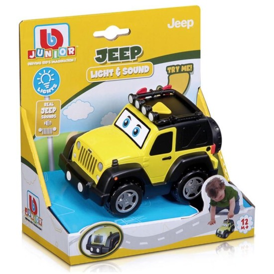 Bb Junior - Jeep Light & Sound Jeep Yellow