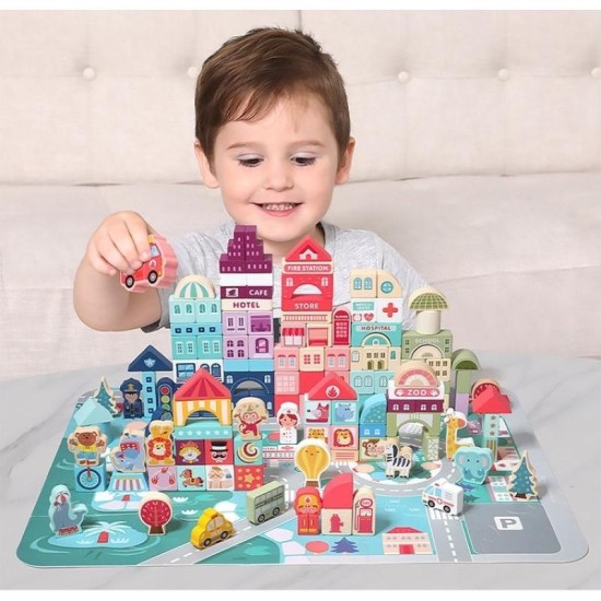 Urban City Building Blocks - 115pcs