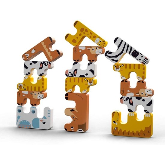 Tumama Animal Stacking Blocks - Zoo