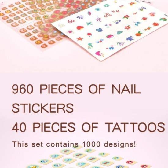 Mideer - Nail Stickers  Wonder Princess