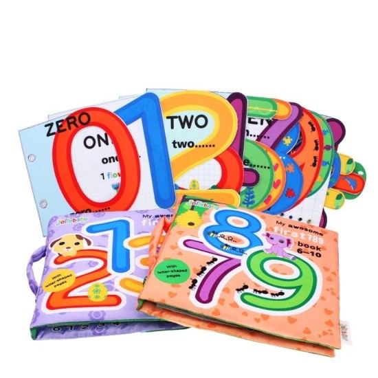 2 In 1 Number Cognition Cloth Book