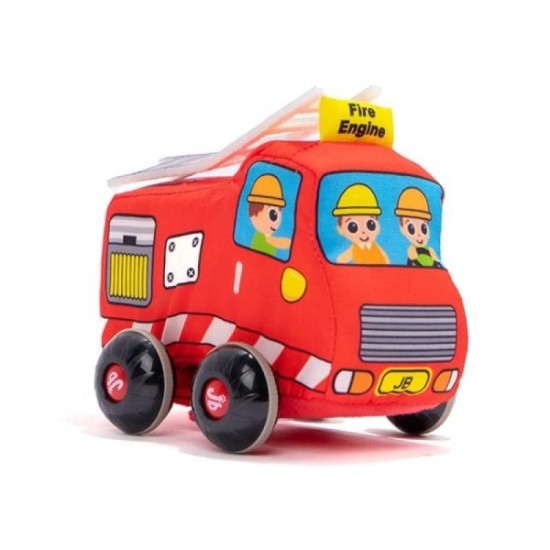 Jollybaby Soft Pull Back Car  Fire Engine