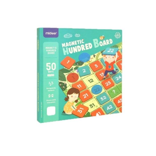 Mideer - Magnetic Hundred Board Game