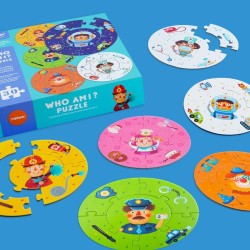 Mideer - Round Puzzle Who Am I? Mideer - Round Puzzle Who Am I?