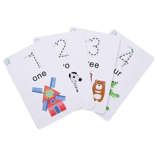 Mideer - Write & Wipe Cards 123