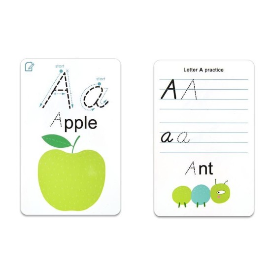 Mideer - Write & Wipe Cards Abc