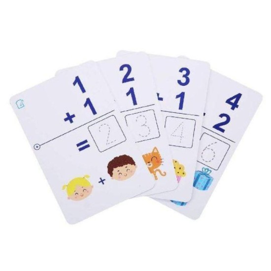 Mideer - Write & Wipe Cards Math