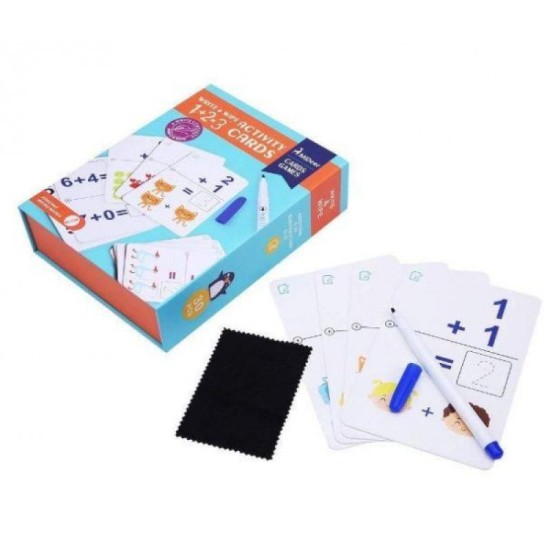 Mideer - Write & Wipe Cards Math