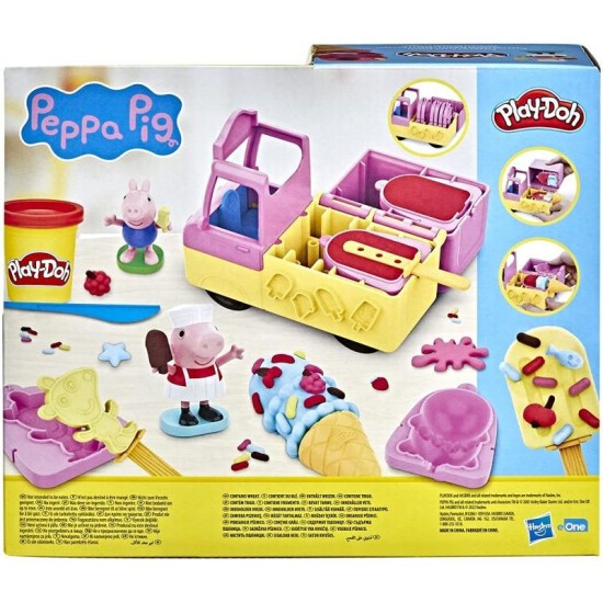 Play-doh Peppa Ice Cream Playset With Ice Cream Truck