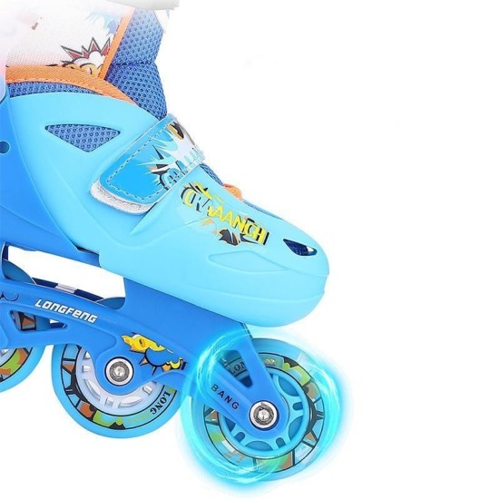 Roller Skate S3  Blue Large - Size 35 - 38