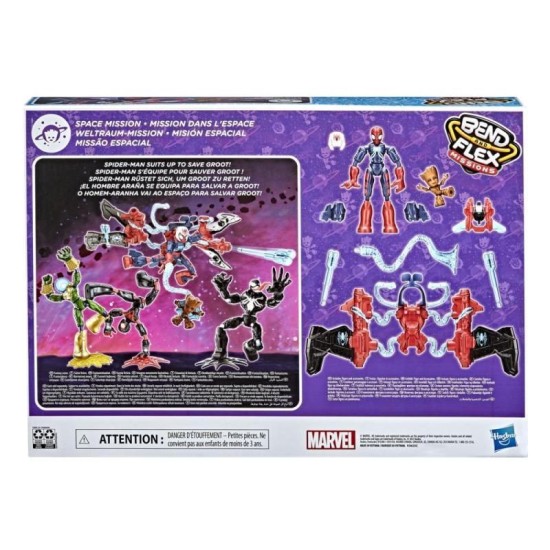 Marvel - Spiderman Space Mission Bend & Flex