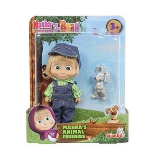 Masha And The Bear With Animal Friends Rabbit