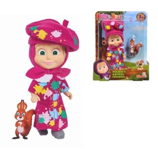 Masha And The Bear Animal Friends Squirrel