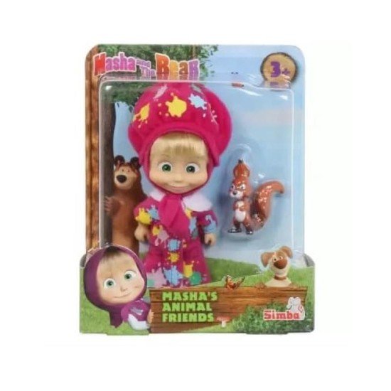 Masha And The Bear Animal Friends Squirrel