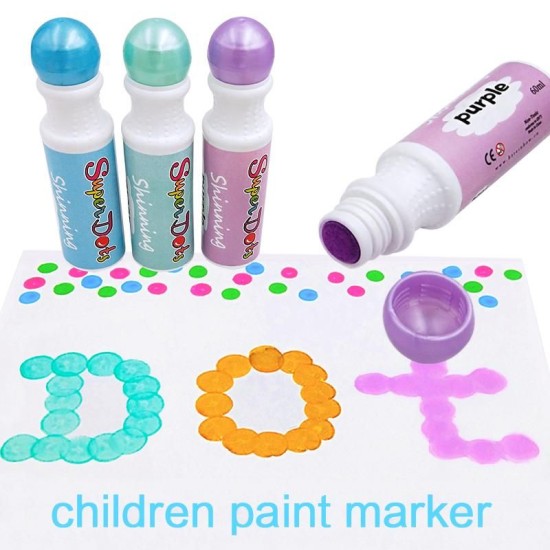 Dot Markers Metalic - 8pcs