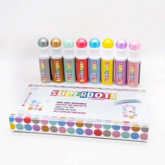 Dot Markers Metalic - 8pcs