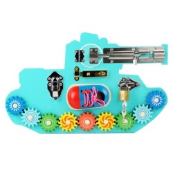 Wood Busy Board Tank Wood Busy Board Tank