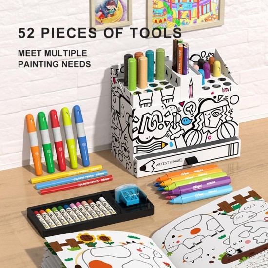 Mideer - Artist Box 52pcs Set