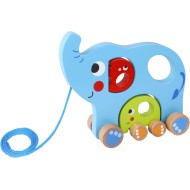 Tooky Toy – Pull Along Elephant Tooky Toy – Pull Along Elephant