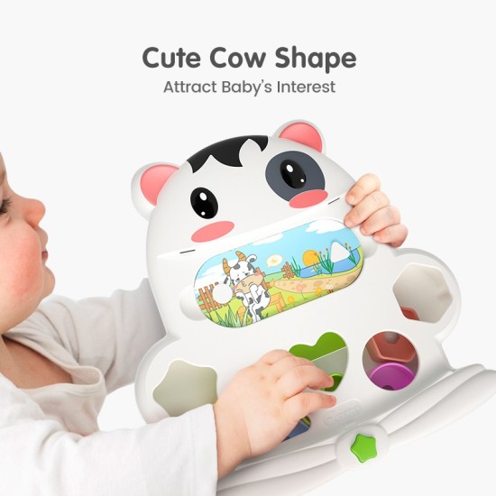 Tumama - Musical Piano & Shape Sorting Cow