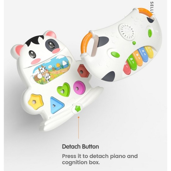 Tumama - Musical Piano & Shape Sorting Cow