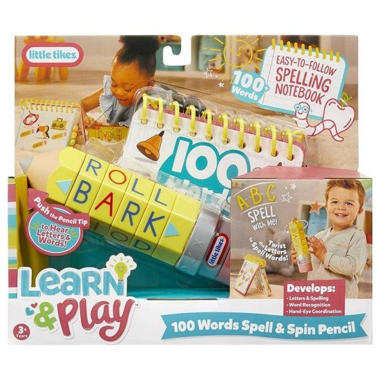 Little Tikes - Learn & Play 100 Words Spell & Spin Pencil