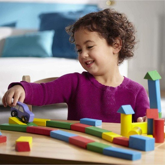 Melissa & Doug 100 Wood Blocks Set