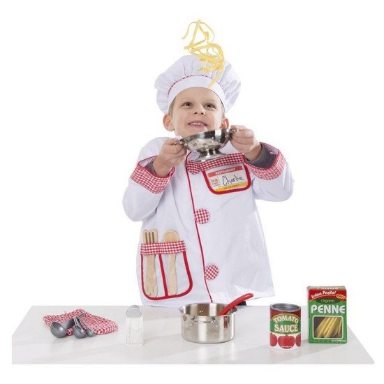 Melissa & Doug Stainless Steel Pots Pans Playset