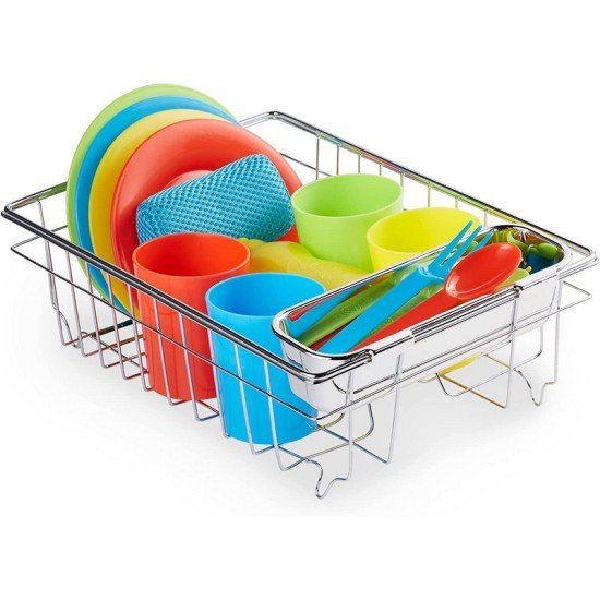 Melissa & Doug Wash & Dry Dish Set