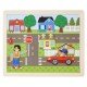 Melissa & Doug Wooden Magnetic Matching Picture Game